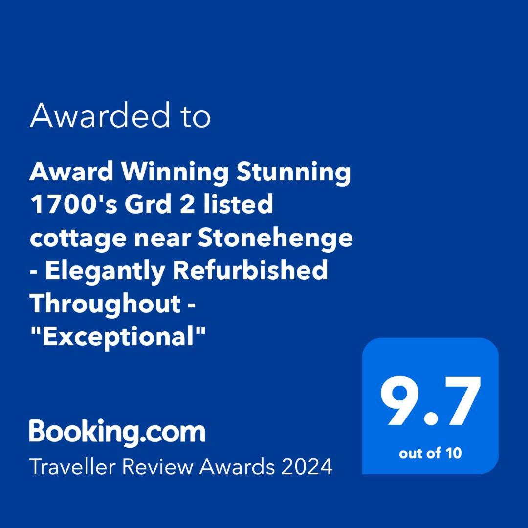 Double Award Winning 1700'S Grd 2 Listed Cottage Near Stonehenge Amesbury Exterior photo